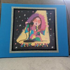 JANIS JOPLIN CANVAS ART PICTURE  16 x 20